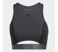 adidas X Parley AEROREADY CoreFlow Medium-Support Bra H64680 Carbon Black