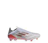 adidas X Speedflow.3 Firm Ground Cleats Men's, Cloud White/Iron Metallic/Solar Red, 14.5 Women/13.5 Men