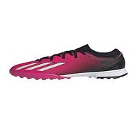 adidas X SPEEDPORTAL.3 Turf Soccer Shoe, Team Shock Pink/Zero Metallic/Black, 5 US Unisex Big Kid, Team Shock Pink/Zero Metallic/Black, 4.5 UK