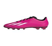 adidas Unisex-Child X Speedportal.4 - Flexible Floor Soccer Shoes, Team Shock Pink/White/Black, 23.5 cm