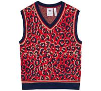Adidas X Wales Bonner Leopard-intarsia Knit Vest - Multicoloured - S (UK8-10 / S)