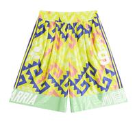 adidas x Willy Chavarria Long Shorts Solar Lemon/Pure Purple/Solar Turbo
