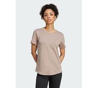 adidas Yoga Essentials Tee, Brown, Size Xl, Women Brown