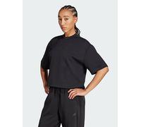 adidas Yoga Motion Waffle Tee, Black, Size S, Women Black