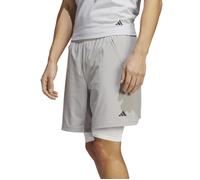 ADIDAS YOGA TRAINING AEROREADY 2IN1 LIGHTWEIGHT SHORTS - GREY H44520 MEN S