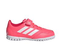 adidas Youngstar Rise CF Junior Field Hockey Shoes | UK J1 in Solar Turbo/Cloud White/Pure Ruby