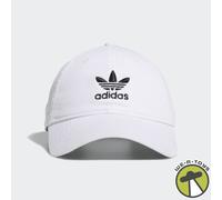 Adidas Youth Fit Washed Relaxed Cap Hat White Strap-Back
