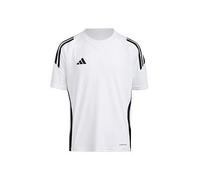 adidas Youth Tiro 24 Tee - White/Black, White, Size 7-8 Years White