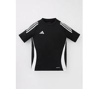 adidas Youth Tiro 24 Training Jersey - Black/white, Black/White, Size 15-16 Years Black/White
