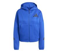 adidas Z.N.E. Full Zip Hoodie Womens L 16-18 Team Royal Blue