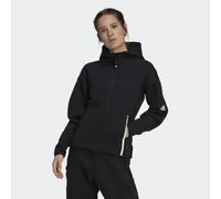 adidas Z.N.E. Full Zip Womens Sports Hoodie Black Fitness Hoody Tennis