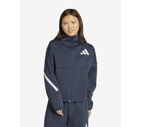 adidas Z.N.E. Hooded Jacket navy blue white Women - M