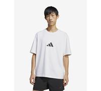 adidas Z.N.E. Loose-Fit T-Shirt, Recycled Polyester, White