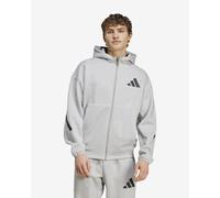 adidas Z.N.E. New Hooded Jacket light grey black - XXL