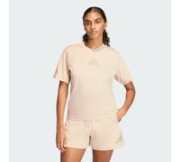 Adidas Z.n.e Short Sleeve T-shirt Beige S / Regular Woman