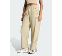 adidas Z.N.E. Woven Pant, Brown, Size 2Xs, Inside Leg Regular, Women Brown
