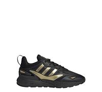 adidas ZX 2K Boost 2.0 Shoes Men's, Core Black/Core Black/Gold Metallic, 8 UK
