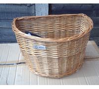 Adie Wicker Front D-Shaped Basket (16")