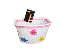Adie Girl's ACB002 Wicker Effect Basket - Pink/White