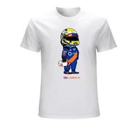 AdigAr Lando Norris and The Milk Men's T-Shirt White Unisex Mens Tees S