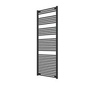 ADIGE Radiators Adige Anthracite Heated Towel Rail - Large 700mm Wide, 1750mm High