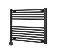 ADIGE Radiators Adige Horizontal Anthracite Electric Towel Rail 800mm Wide, 600mm High