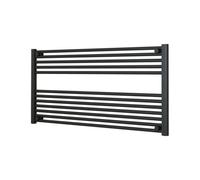 ADIGE Radiators Adige Horizontal Anthracite Towel Radiator 1200mm Wide, 600mm High