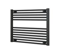 ADIGE Radiators Adige Horizontal Anthracite Towel Radiator 800mm Wide, 600mm High