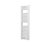 ADIGE Radiators Adige White Heated Towel Rail - Narrow 300mm Wide, 1000mm High