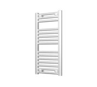 ADIGE Radiators Adige White Heated Towel Rail - Small 400mm Wide, 750mm High