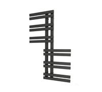 ADIGE Radiators Adige Zhia Designer Towel Radiator Anthracite 600mm Wide, 1000mm High