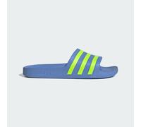 adidas Unisex Adilette Aqua Slides Flip-Flop, Blue Fusion/Lucid Lemon/Blue Fusion, 8 UK