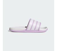 adidas Women's Adilette Comfort 2.0 Slides Sandal, ice lavender/ftwr white/ftwr white, 9 UK