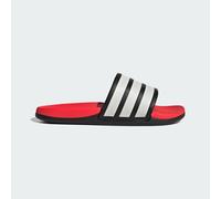 adidas Unisex Adilette Comfort 2.0 Slides, core Black/core White/Lucid red, 4 UK