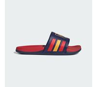adidas Unisex Sandal Adilette Comfort 2.0 Spain, Dark Blue Vivid Red Crew Yellow, 4 UK