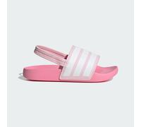 adidas Unisex Kids ADILETTE ESTRAP SLIDES CHILDREN, Clear Pink/Cloud White/Bliss Pink, 13 UK Child