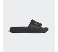 adidas Women's Adilette Lite W Slides, Core Black Core Black Matte Gold, 6 UK