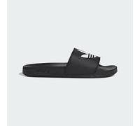 adidas adilette lite sandals in black & white UK 5