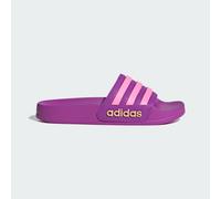 adidas Unisex Kids ADILETTE SHOWER SLIDES, purple burst/bliss pink/Semi Ice Tangerine, 3 UK