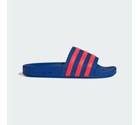 adidas Originals Mens Adilette Slides Power Blue/Solar Red/Power Blue 4