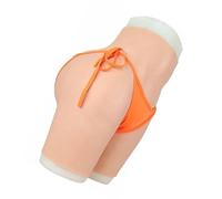 Adima Silicone Panties Hiding Gaff Hips Enhancer Underwear Big Hip Lift Butt Shapewear Pants Pads for Apparel Male to Female,Brown,basics