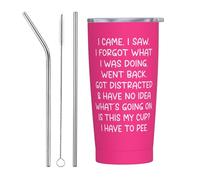 Adimidy Birthday Gifts For Women - I Came I Saw I Forgot What I Was Doing Tumblers For Elderly Senior Citizen 20 Oz Tumbler With Lid And Straw For Older Women Elderly Birthday Gifts For Old