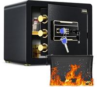 ADIMO Model 35 Reinforced Alloy Safe Lock Box,Digital Safe Box with Intelligent Alarm System, 1.4 Cubic Feet Cabinet Safe for Money,Jewelry and Documents,Safe Box for Home,Hotel, Company