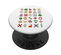 Adinkra Symbols From Ghana Collection African Tribal Art PopSockets Adhesive PopGrip