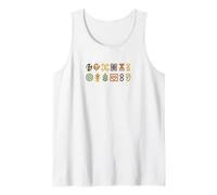 Adinkra Symbols from Ghana Collection Tribal Art African Tank Top