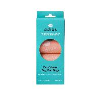 Adios Compostable Rolls in Coral Pink - Non Handle - 60 Bags - 4 Rolls