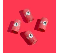 Adios Compostable Rolls in Hot Pink - Non Handle - 15 Bags - 1 Roll