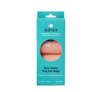 Adios Compstable Poo Bag (Pack Of 60) Pink (One Size)