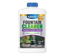 Adios Fountain Cleaner and Clarifier for Outdoor and Indoor Fountains Safe for Plastic Metal Glass and Stone 32oz