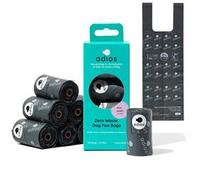 Adios Plastic Adios Plastic 8 rolls in Grey 120 bags Handle on a Roll